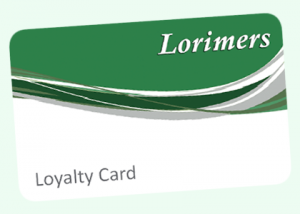 Lorimers Loyalty Card
